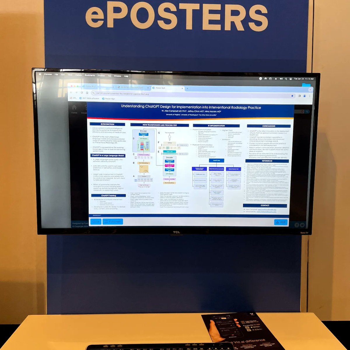 Drwacisback's tweet image. Had a great time at ISET2024 presenting my work on how generative LLMs like ChatGPT will impact IR.