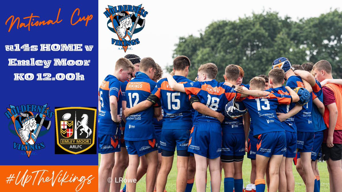 🔶🔷WEEKEND FIXTURE🔷🔶 Rugby League returns to Keyingham tomorrow as our U14s welcome Emley Moor in the Barla National Cup,1200 KO Hopefully there will be plenty of support for the boys in what will be the first outing on home soil for our new kit. #UpTheVikings 🔶🔷🏉🔷🔶