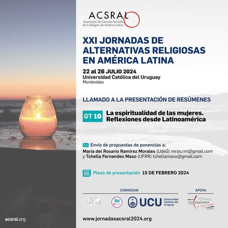 departamento_fh's tweet photo. Se encuentra abierta la convocatoria para las XXI Jornadas de Alternativas Religiosas en América Latina.

Se llevará a cabo del 22 al 26 de julio del 2024. https://t.co/KcZaat9beJ