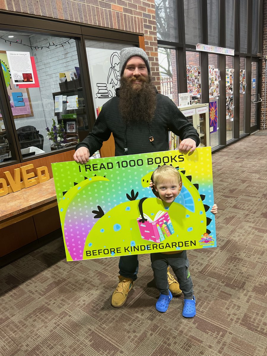 TroyMiamiCtyPL's tweet photo. Congratulations Connor on being the very first kiddo to complete our 1000 Books Before Kindergarten program at #TMCPL! All that time reading with your mom, dad, and grandma has you on your way to being ready for school soon. We are so proud of you!
#1000BBK  #earlyliteracy https://t.co/xBr5qLiiOs
