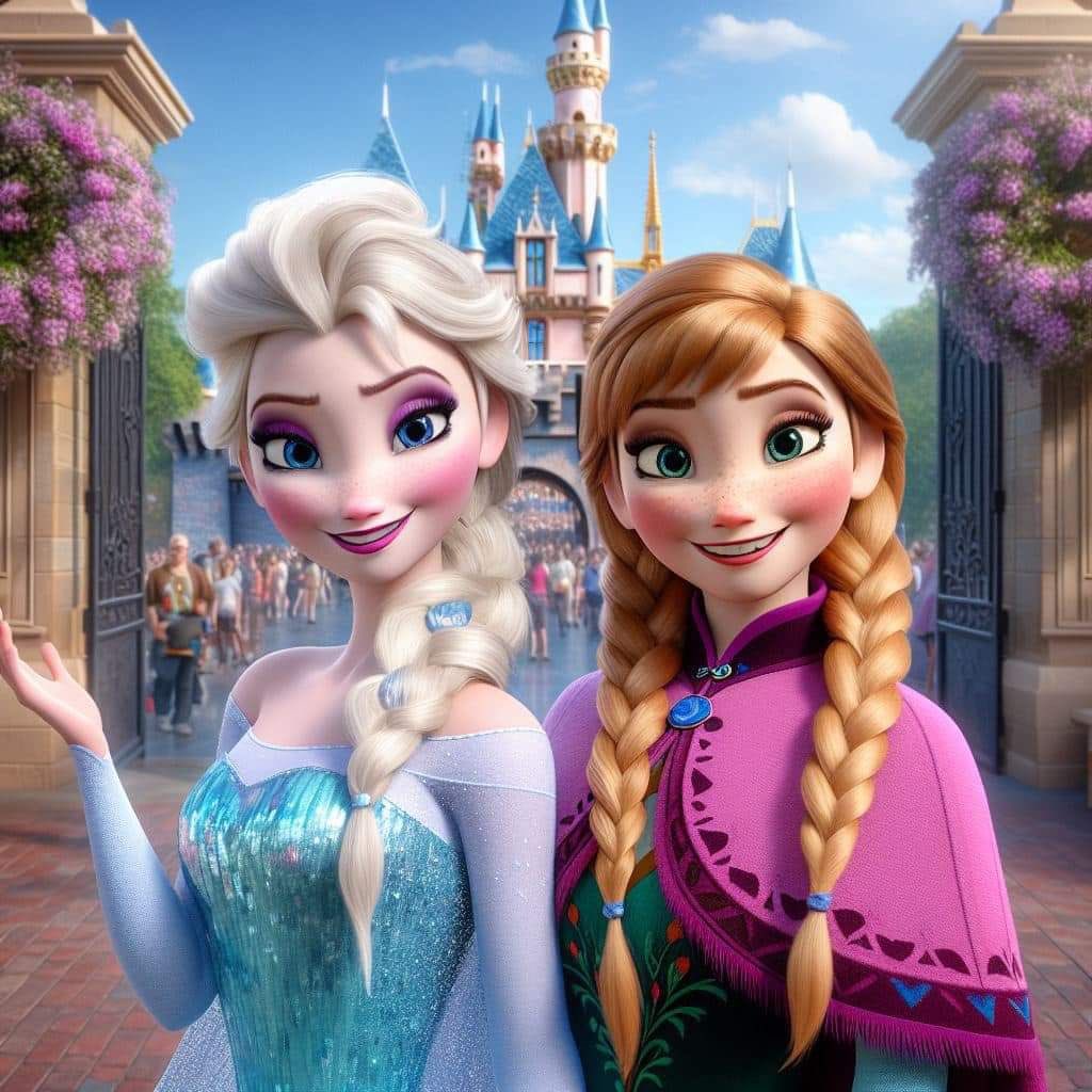 Me and my sister Elsa at Disney World