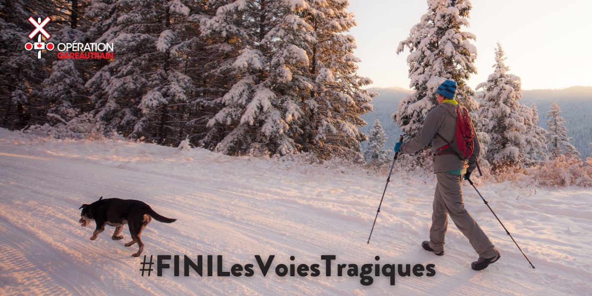 Cet hiver, veillez à votre sécurité et à celle de votre chien :

🐕 Ne marchez pas sur les rails ni le long de ceux-ci
🐕 Ne supposez jamais qu’une voie ferrée est abandonnée
🐕 Gardez votre chien en laisse à proximité d’une voie ferrée

operationgareautrain.ca/blog-fr/avril-…