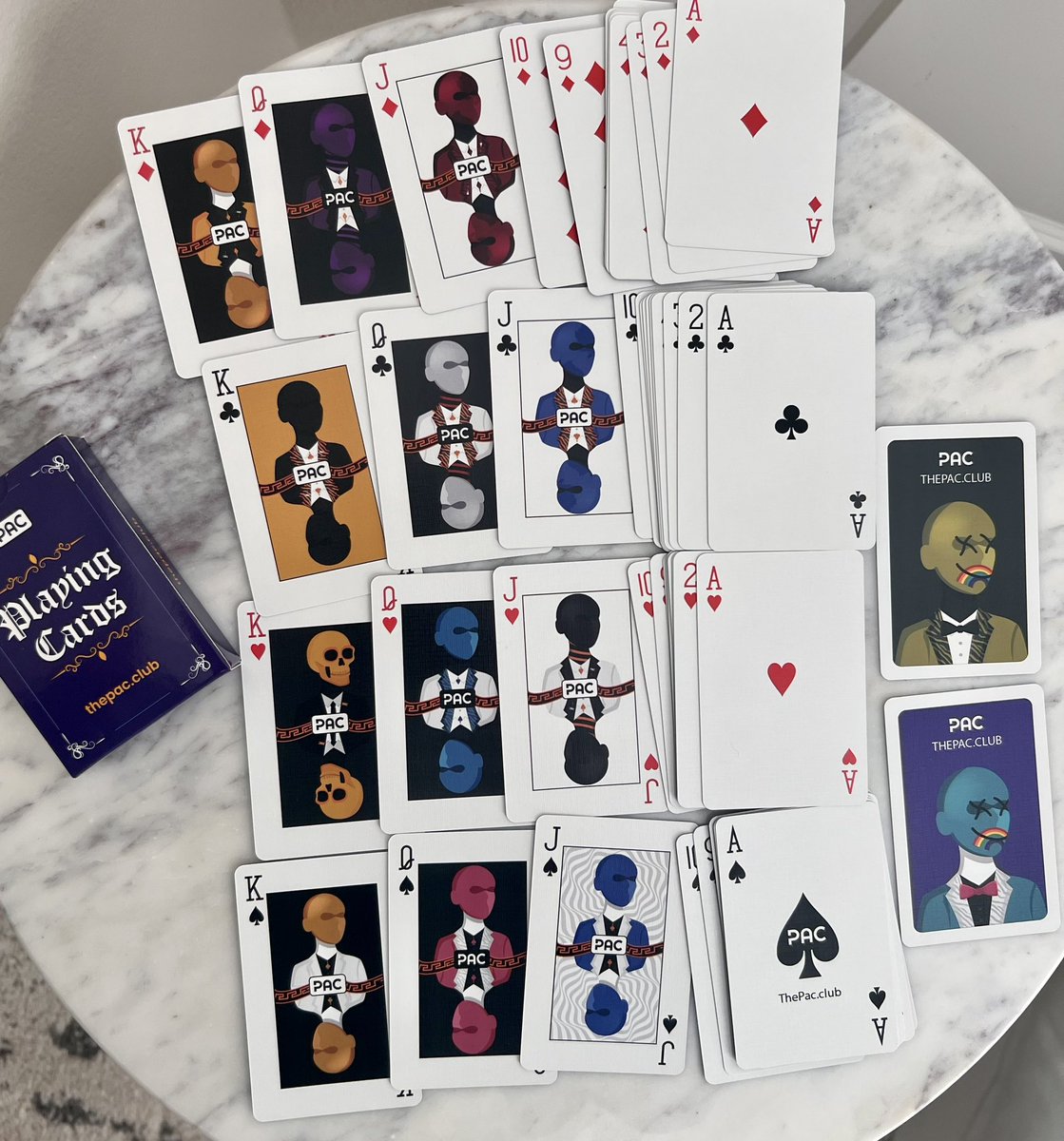 Got back home after few weeks to find my PACdeck waiting.. thanks much <a href="/thepacnft/">PAC NFT ♣️</a> <a href="/1dalehardiman/">Dale Hardiman</a> <a href="/WesMinton2/">DynoPearl.eth (dream/acc)</a> I really appreciate you all. Love the PACards and boy will I have stories to tell during that next poker night or what! ♥️ ♣️ ♦️ ♠️🫡