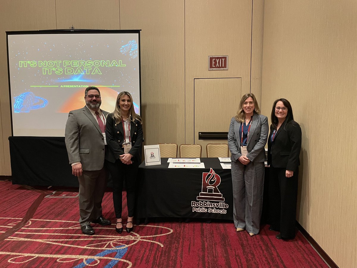 “Proud moment as the RPS Curriculum Team presented at #TECHSPO24 🌟 Excited to showcase our passion for data innovation in education. @mrscarpena @BetzeBrian @LinkItAnalytics