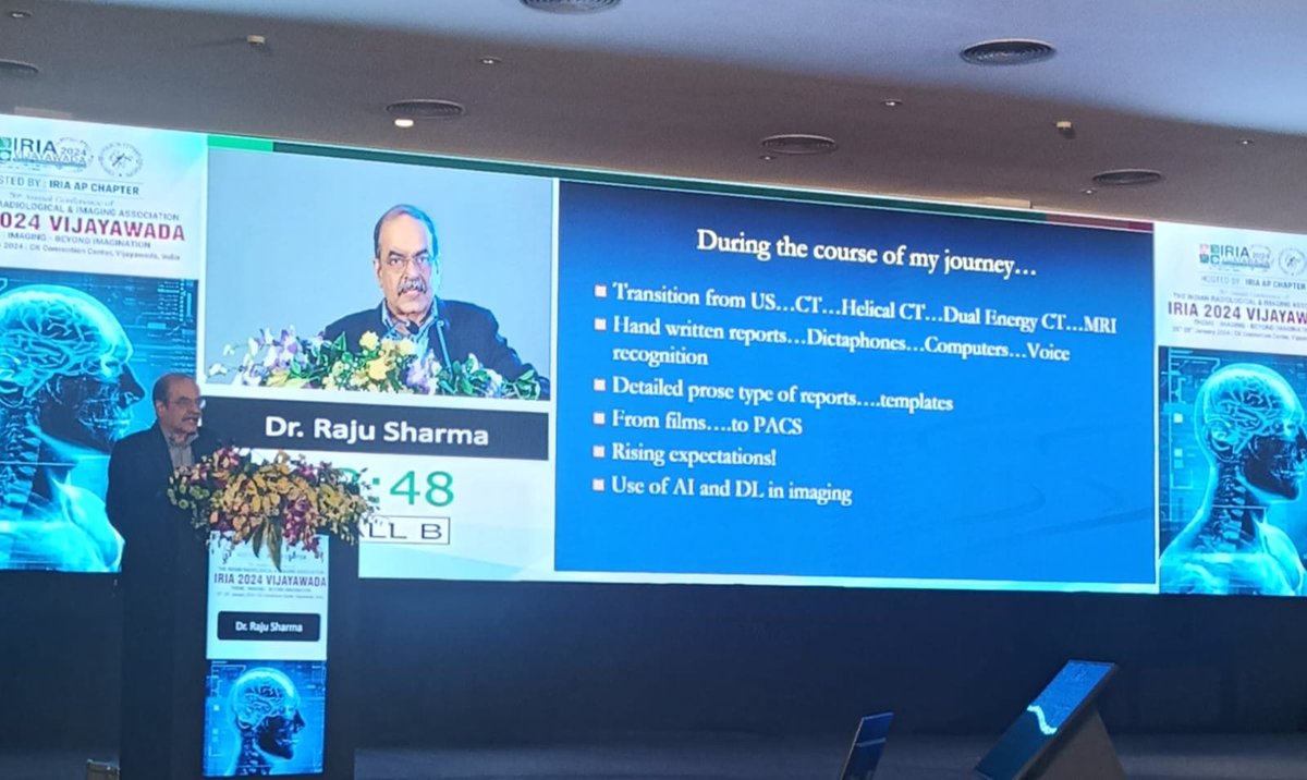 #IRIA2024,@theiriateam,#foamrad,@RadioGyan Prof. Raju Sharma is delivering another superb case-based lesson tomorrow! also in Hall B - stay tuned