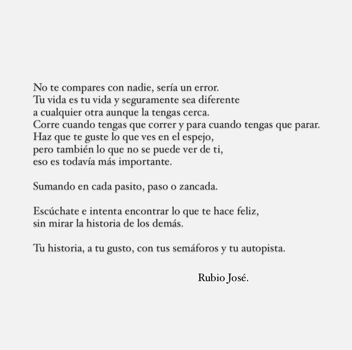 Rubio_josesh10's tweet photo. No te compares. https://t.co/q5oyuX5XKY