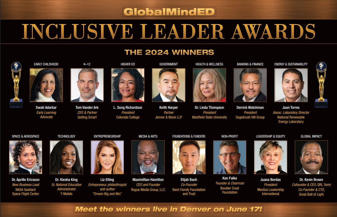 🌟Meet all fifteen of GlobalMindED's 2024 Inclusive Leader Award Recipients in the article below and join us at our 10th Annual Conference this June 17-19th!🌟 Join us in congratulating this year's incredible recipients. Read more in the link below: linkedin.com/pulse/introduc…