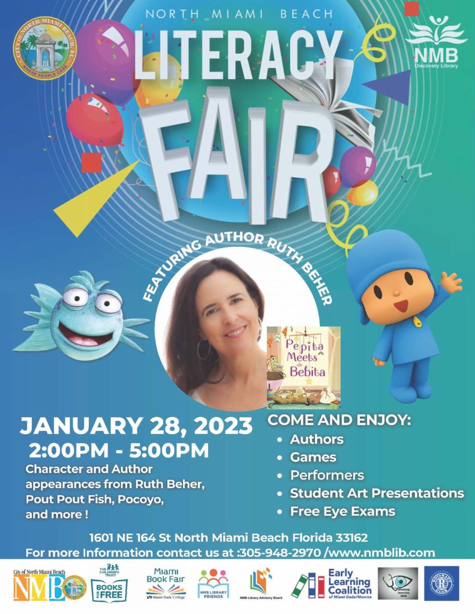 GmossDesign's tweet image. Visit us this Sunday, January 28, 2pm-5pm at the North Miami Beach Library LITERACY FAIR @nmb_library 1601 NE 164st North Miami Beach, Fl 33162. We @GmossDesign will be there sharing our sci-fi hip hop novel THE CHRONICLES OF ANN &amp;amp; LO. #nmb #literacyfair #read #books #gmossdesign