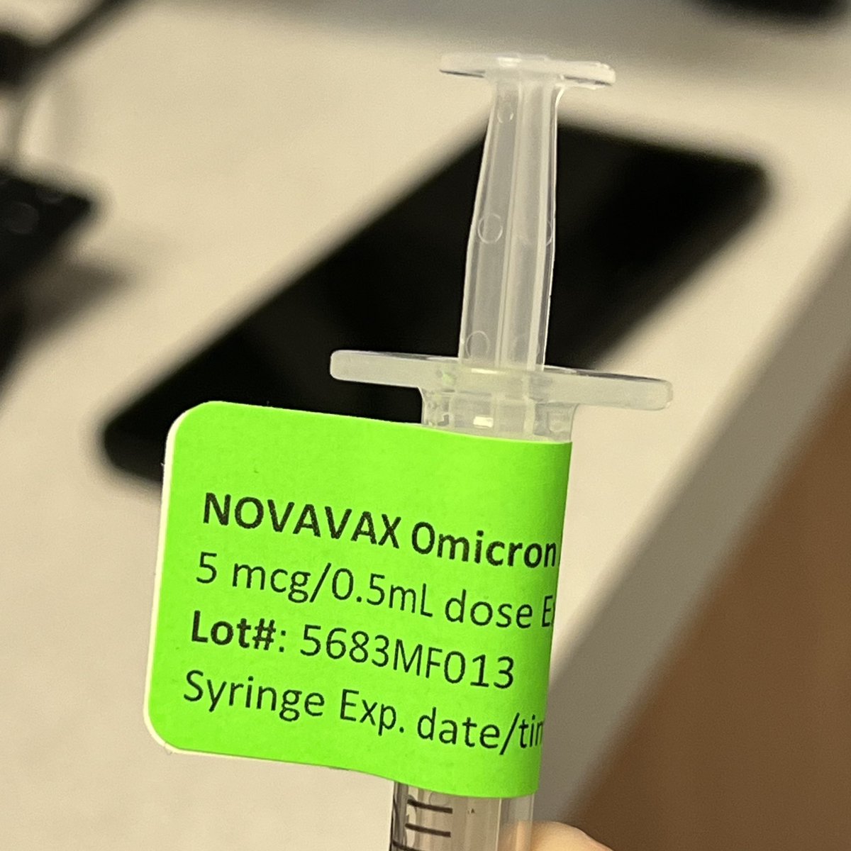 Aaaaand boosted! #novavax #COVIDisNotOver #CovidVaccination