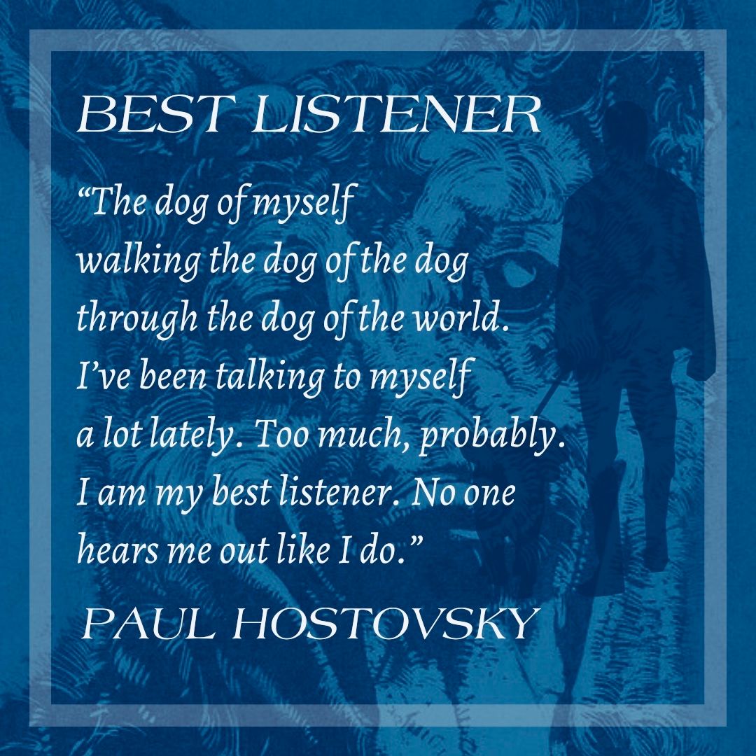 Paul Hostovsky’s evocative poetry explores the self-compassion required to navigate the peaks and valleys of mental illness, with wit, humor, and a beautiful clarity of language lending itself to a unique imagining of sanity. Read “Best Listener” here: buff.ly/3SuYJCC