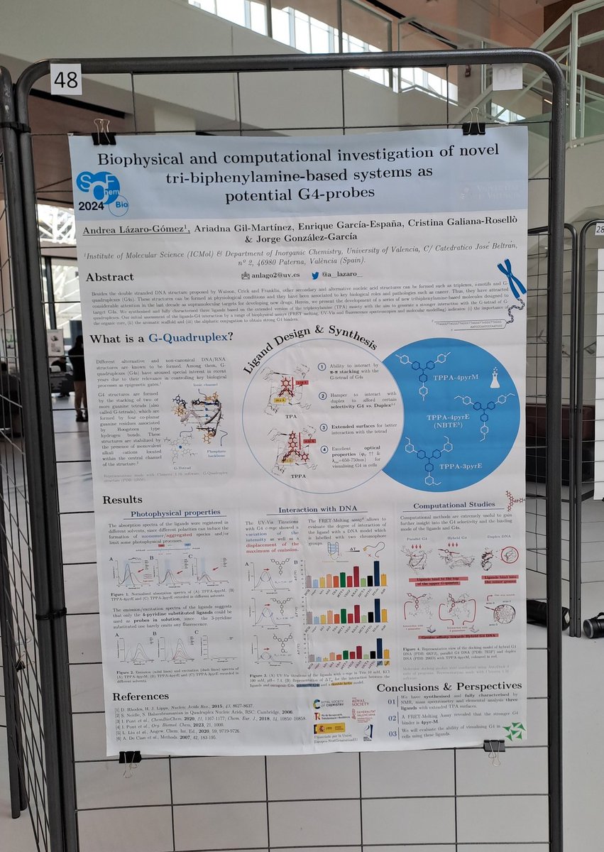 Really happy to share my results in the symposium SCF #ChemBio2024 in Paris Saclay! 💅🏻✨️