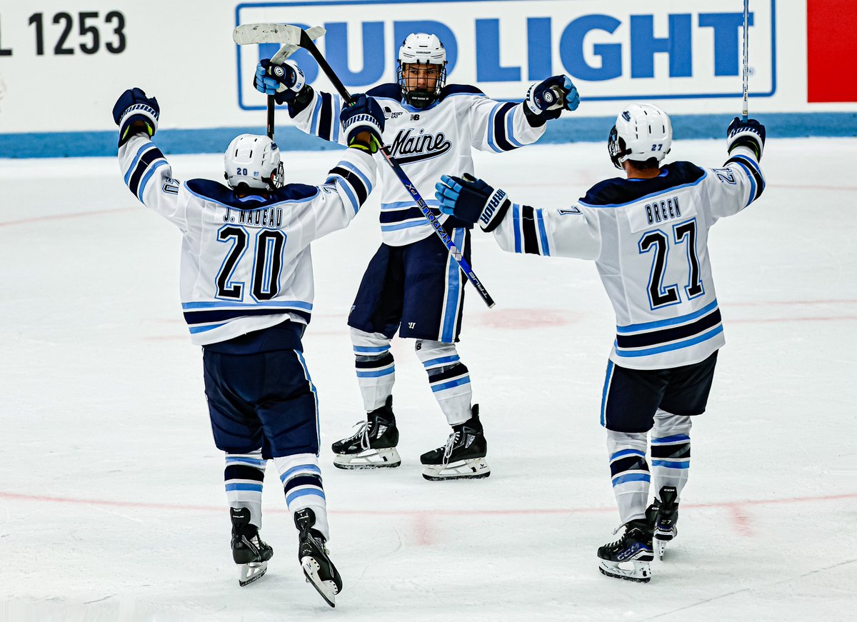 mainemhockey's tweet photo. Vote for Hobey 🏆

You can vote for Lynden Breen, Josh Nadeau and Bradly Nadeau for the 2024 Hobey Baker Award — fan voting is open now until March 10!

🗳️: https://t.co/aDhSZeleQr https://t.co/yl7dOmecZp