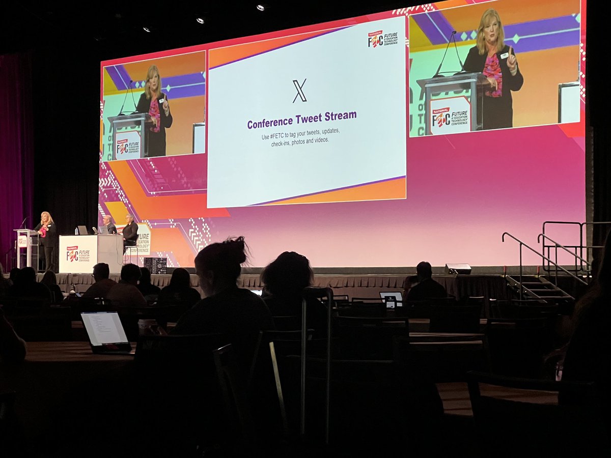 Love learning about Copilot with <a href="/lesliefisher/">Leslie Fisher</a> at #FETC