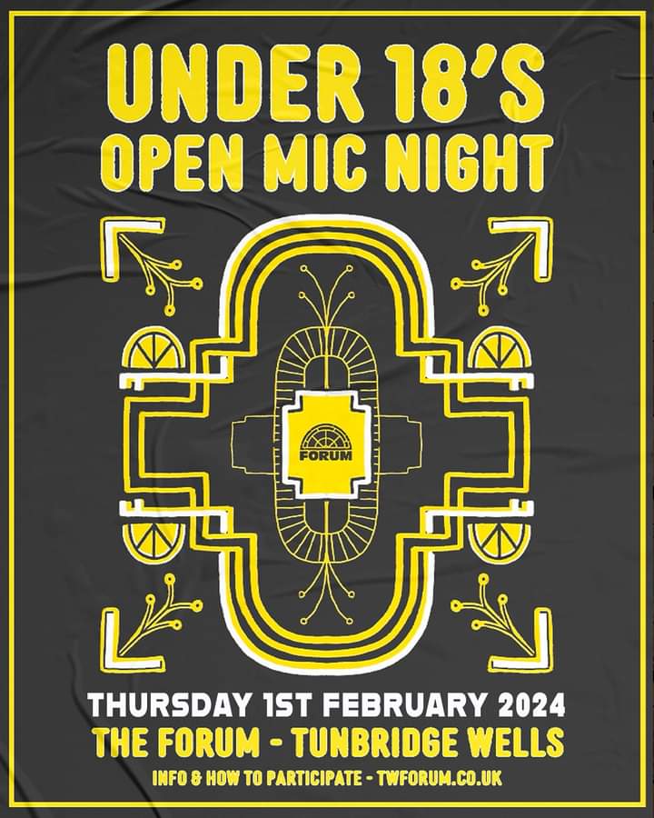 Starting #February with Under 18s Open Mic Night #tunbridgewells