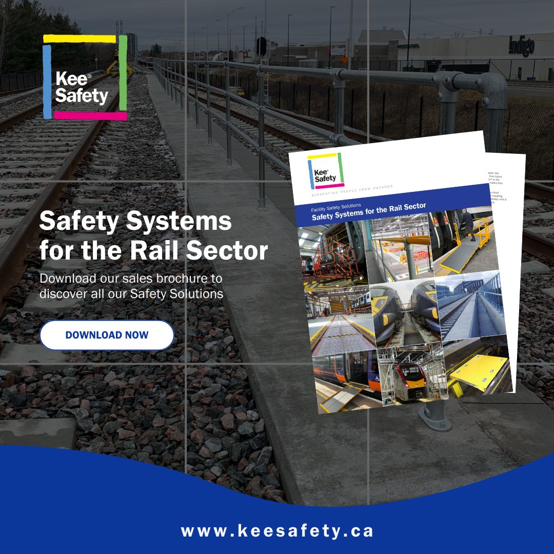 KeeSafety_CA's tweet photo. ๐ฅDownload our brochure to discover the Safety Systems for the Rail Sector:
https://t.co/Pqp3aE92l4
#KeeSafety #KeeSafetyCanada #RailSector #Safety #FallProtection #WorkplaceSafety #FacilitySafety #SafetySolutions #SafetyTips #SafetySystems #FreeSources https://t.co/zqojxRMyvd