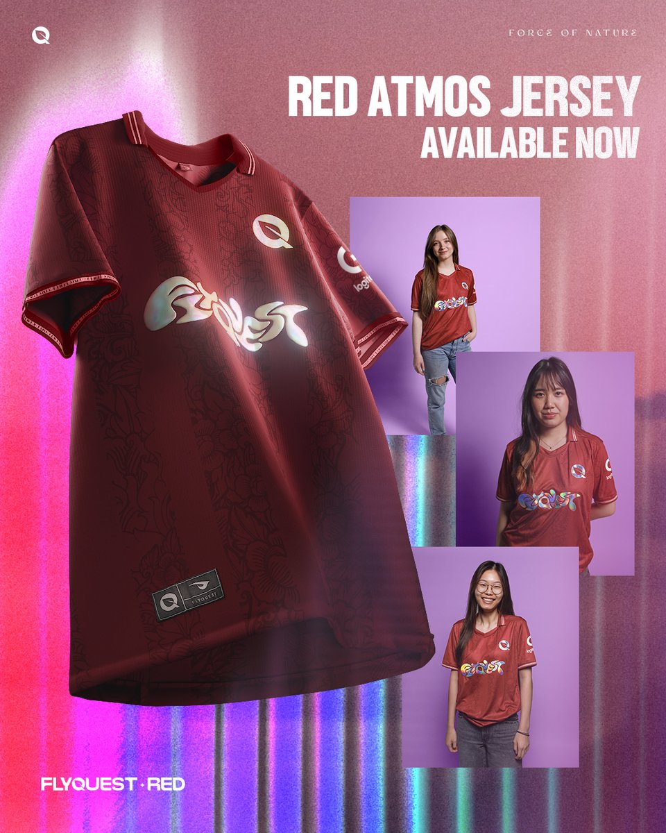 It's your world. Rule it with RED. 🌹 2024 FlyQuest RED Atmos Jersey available now. flyquest.gg/shop