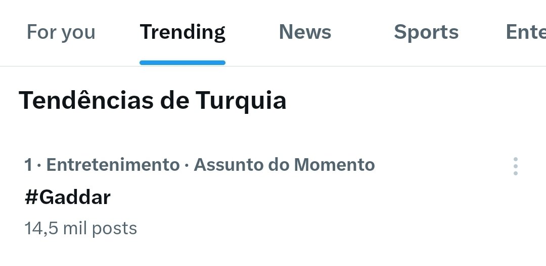 📊| #Gaddar mais uma vez terminou o episódio no 1° lugar dos Trending Topics da Turquia 💥

• #ÇağatayUlusoy • #SümeyyeAydoğan •
