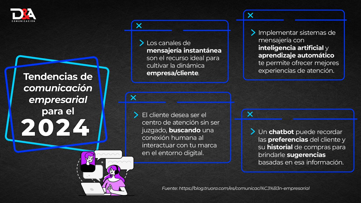 Descubre el panorama de los sistemas de comunicación en las empresas que se espera para este año.
#Mensajería #ChatBots #AtenciónAlCliente