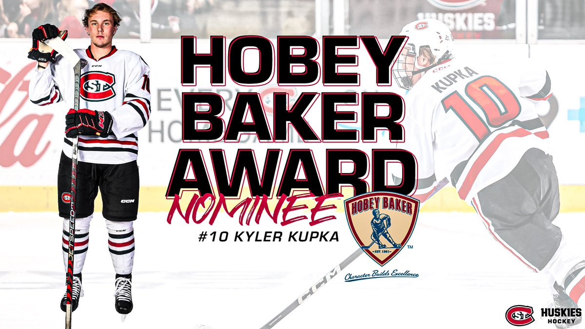 𝗛𝗢𝗕𝗘𝗬 𝗕𝗔𝗞𝗘𝗥 𝗡𝗢𝗠𝗜𝗡𝗘𝗘 🏆

20+ points in his final Husky season and now <a href="/Kupper_10/">Kyler Kupka</a> is a nominee for the <a href="/HobeyBakerAward/">Hobey Baker Award</a>! 🙌

Vote: hobeybaker.com/awards/vote-fo…

#GoHuskies | #HuskyHockey 🏒