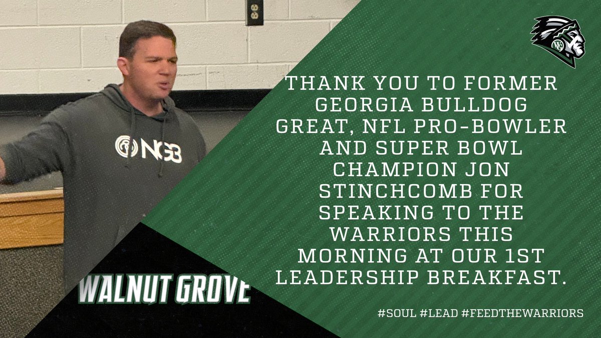 Great message at our Team Breakfast this morning by Jon Stinchcomb! Jon did an amazing job discussing character, goal setting and discipline to our Warriors. Thank you Jon! #SOUL #LEAD #FeedTheWarriors @coachrobandrews