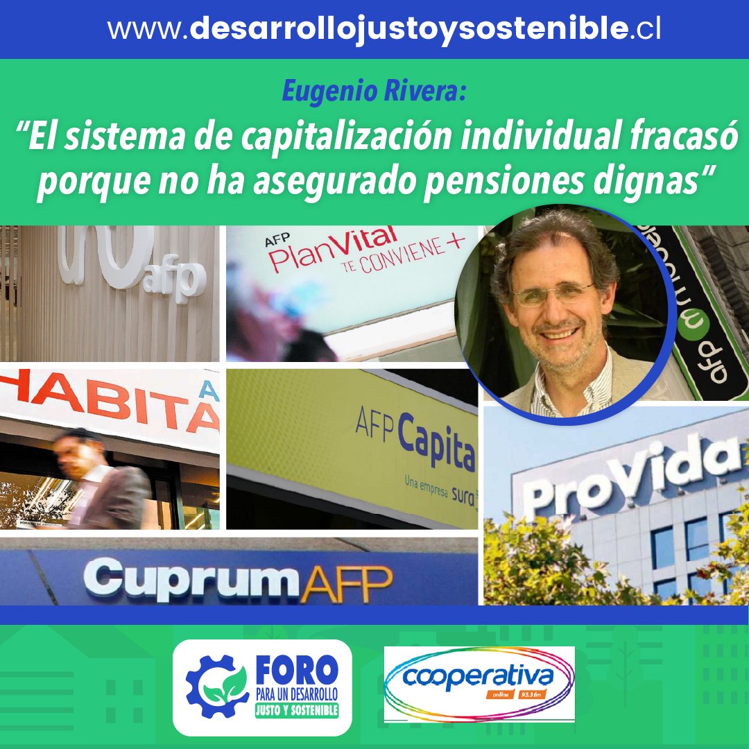 Revisa las declaraciones del economista Eugenio Rivera, integrante del Foro para un Desarrollo Justo y Sostenible, en el programa El Primer Café de Radio Cooperativa.

shorturl.at/iBHQ7