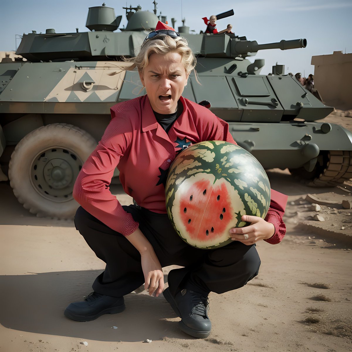 🧵 Mega thread of terror and rape simp <a href="/GretaThunberg/">Greta Thunberg</a> as the first Palestinian super heroine, and Defender of Gaza.

Let's dive in 🍉