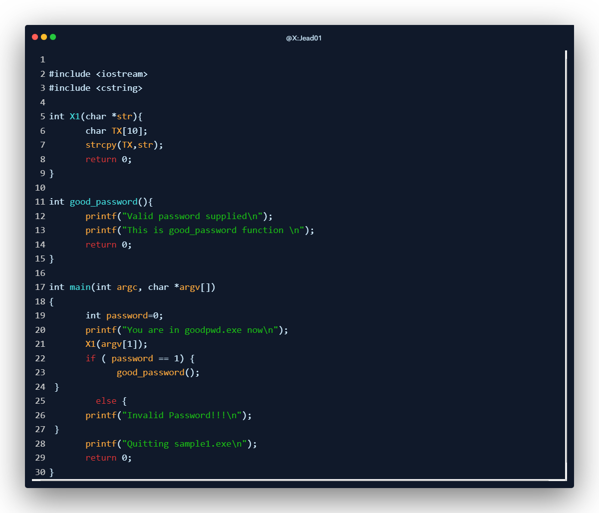 jead01's tweet image. Can you determine if this code contains a vulnerability? And if so, can you explain it? It should be easy! 🧐
#source_code_review #SAST