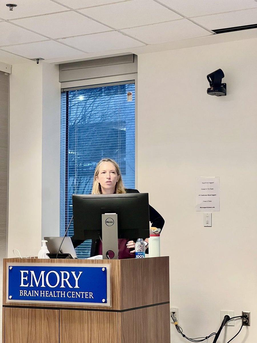 Fantastic talk by @katedavis12341 today at <a href="/EmoryNeurology/">Emory Neurology Residency</a> Grand Rounds presenting her lab's awesome work refining quantitative multimodal investigations in the surgical management of epilepsy. Cool science by even cooler people! <a href="/alfrelucs/">Alfredo Lucas</a> <a href="/_Nishant_Sinha/">Nishant Sinha</a> @AndrewYRevell
