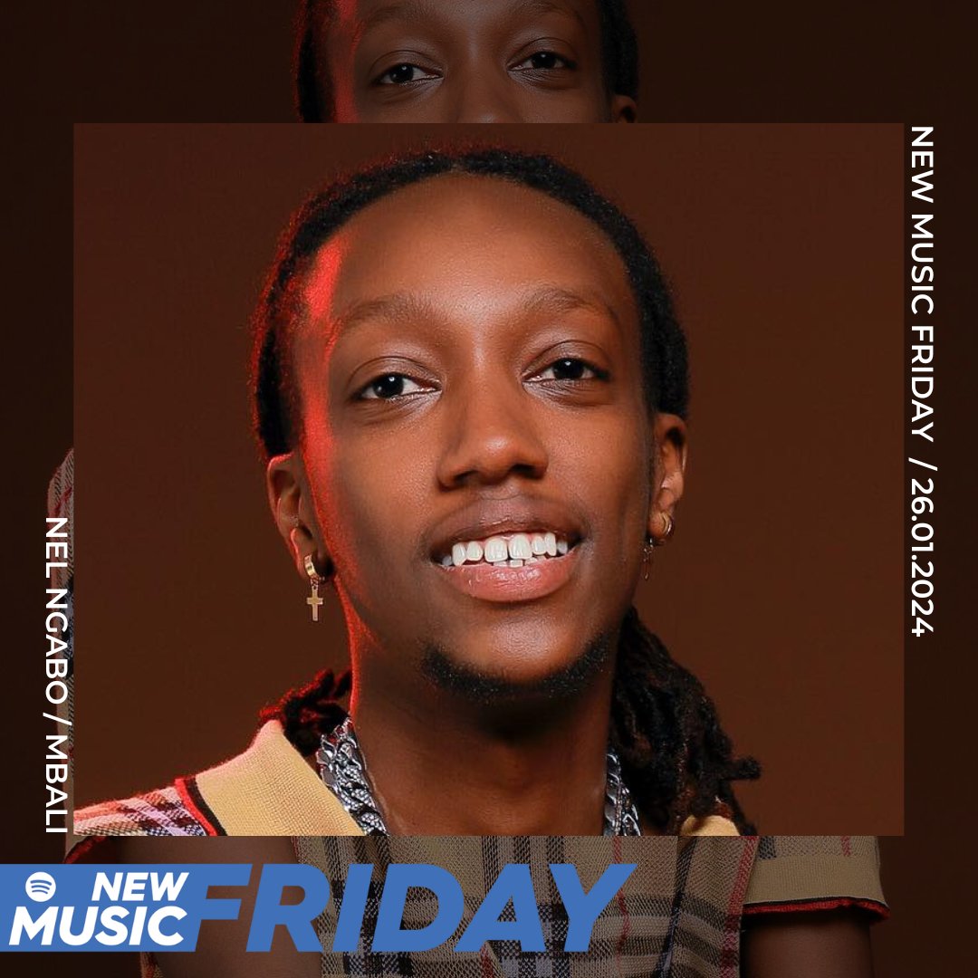 spotifyrwanda's tweet photo. Kick off the weekend with fresh beats and discover the latest tunes on Spotify's New Music Friday – January's final sonic journey awaits!
#NewMusicFriday
@junokizigenza
@B_Threy
@nelngabo_ https://t.co/TePPvtEXVu