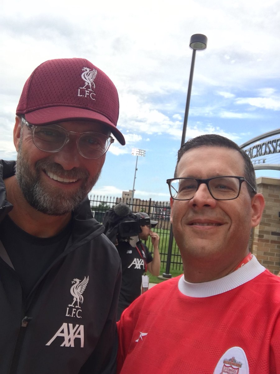 “Going to miss you bro.”
“Yeah, I’m going to miss you too Jurgen. YNWA”
“Ta.”
“Ta.”

#Klopp #LFC #YNWA