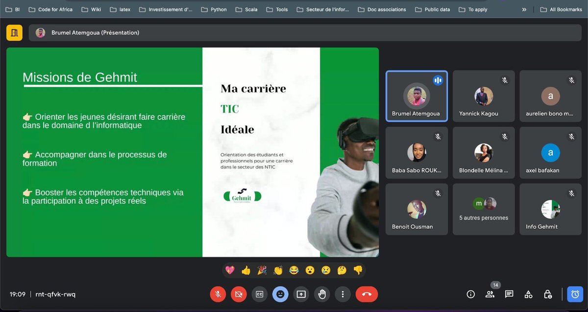 VManessong's tweet photo. 💥Le lancement du programme d'acquisition d'expérience en informatique #PAEI a bien eu lieu. Maintenant que la grande aventure commence🚀🚀😎 
#Gehmit https://t.co/hI1lqYw06r