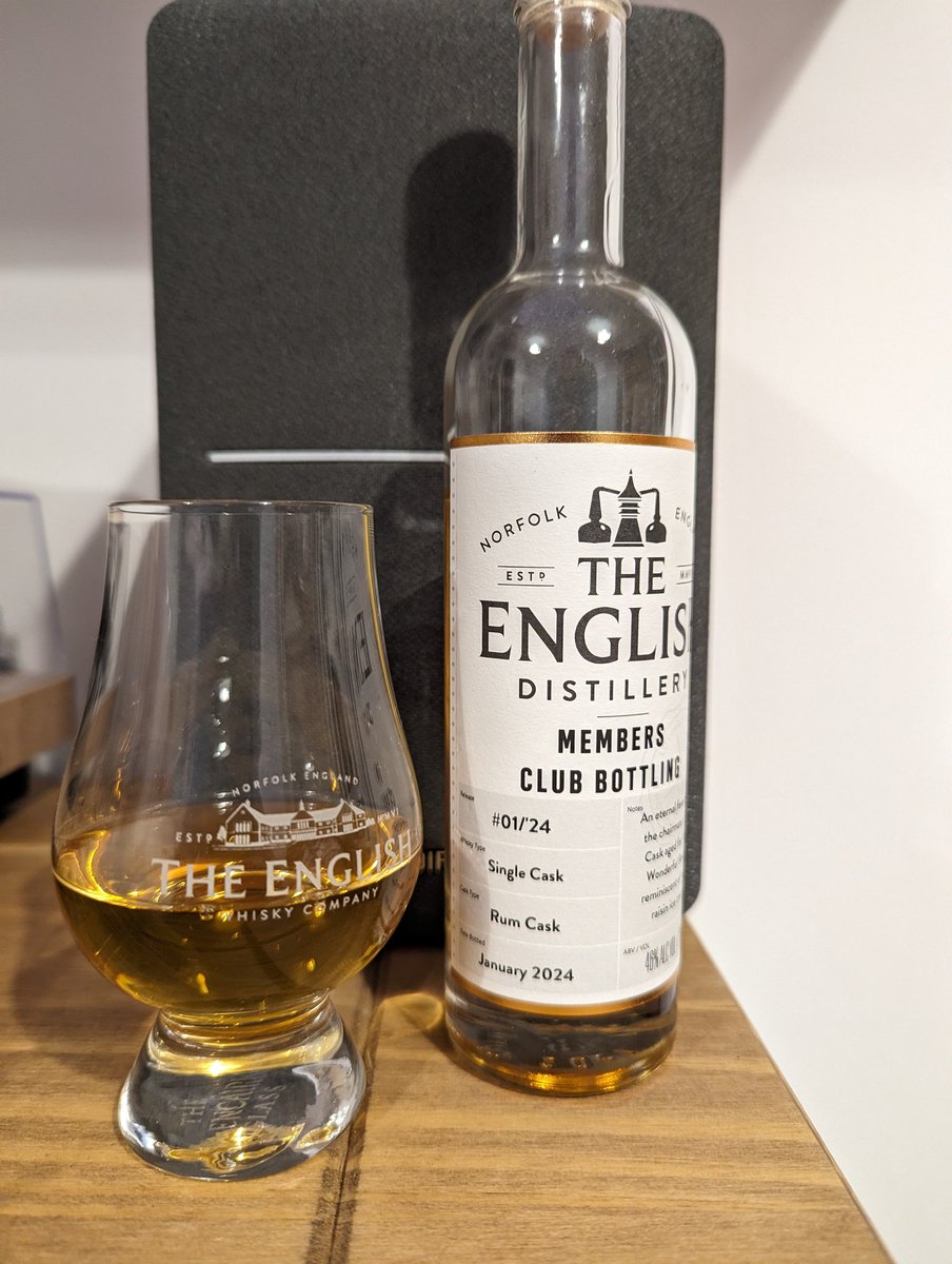 Been looking forward to this one @englishwhisky cheers good folk of X have a bloody good weekend