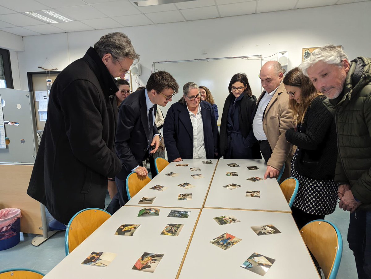 🧑‍🏫👩‍🏫 Merci aux jeunes du lycée des métiers François Mitterrand à Château-Chinon pour leur accueil, à leurs enseignants, et aux équipes médico-sociales qui chaque jour montrent que l’on peut accompagner le #handicap à l’école sans distinction entre les jeunes, #autistes ou non.