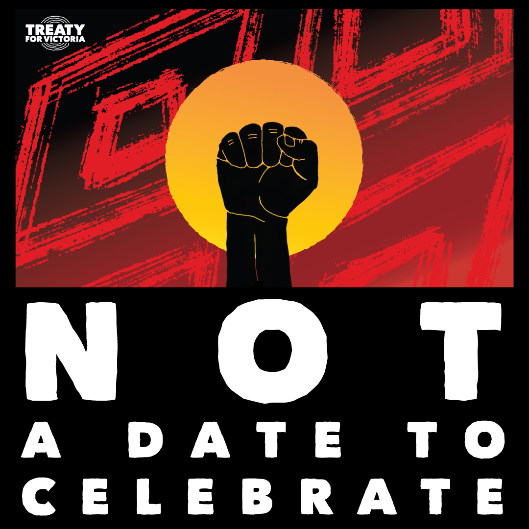 On this #InvasionDay, we express solidarity with First Peoples’ Nations advocating for transformative change, and the cessation of #AustraliaDay, a celebration of British genocide of Aboriginal Peoples. #LandBack #EverythingBack #SurvivalDay #NoPrideInGenocide #EndColonialism