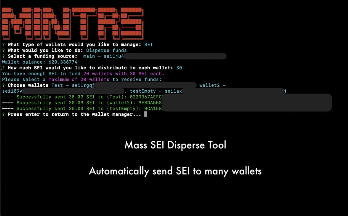MINTRS | SEI Mint Bot tweet media