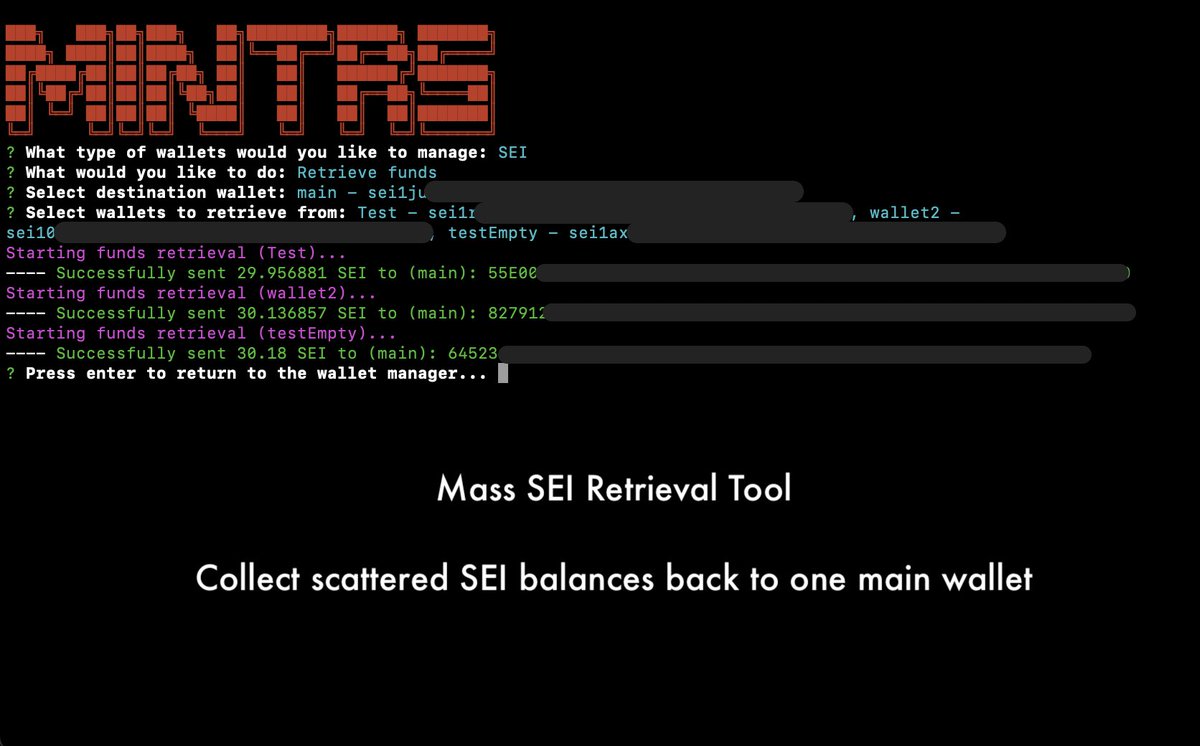 MINTRS | SEI Mint Bot tweet media