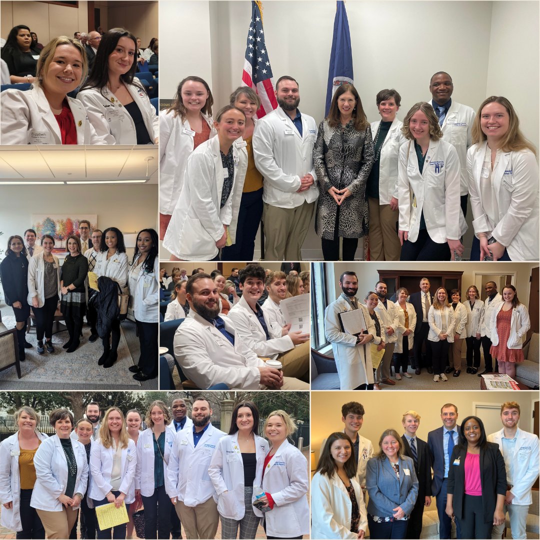 14 SU student pharmacists participated in the VPhA/VSHP Pharmacy Legislative Day on Wednesday. They interacted with other student pharmacists &amp; pharmacists from across Virginia advocating for three main bills. They impressively represented SU &amp; the profession #FuturePharmacists