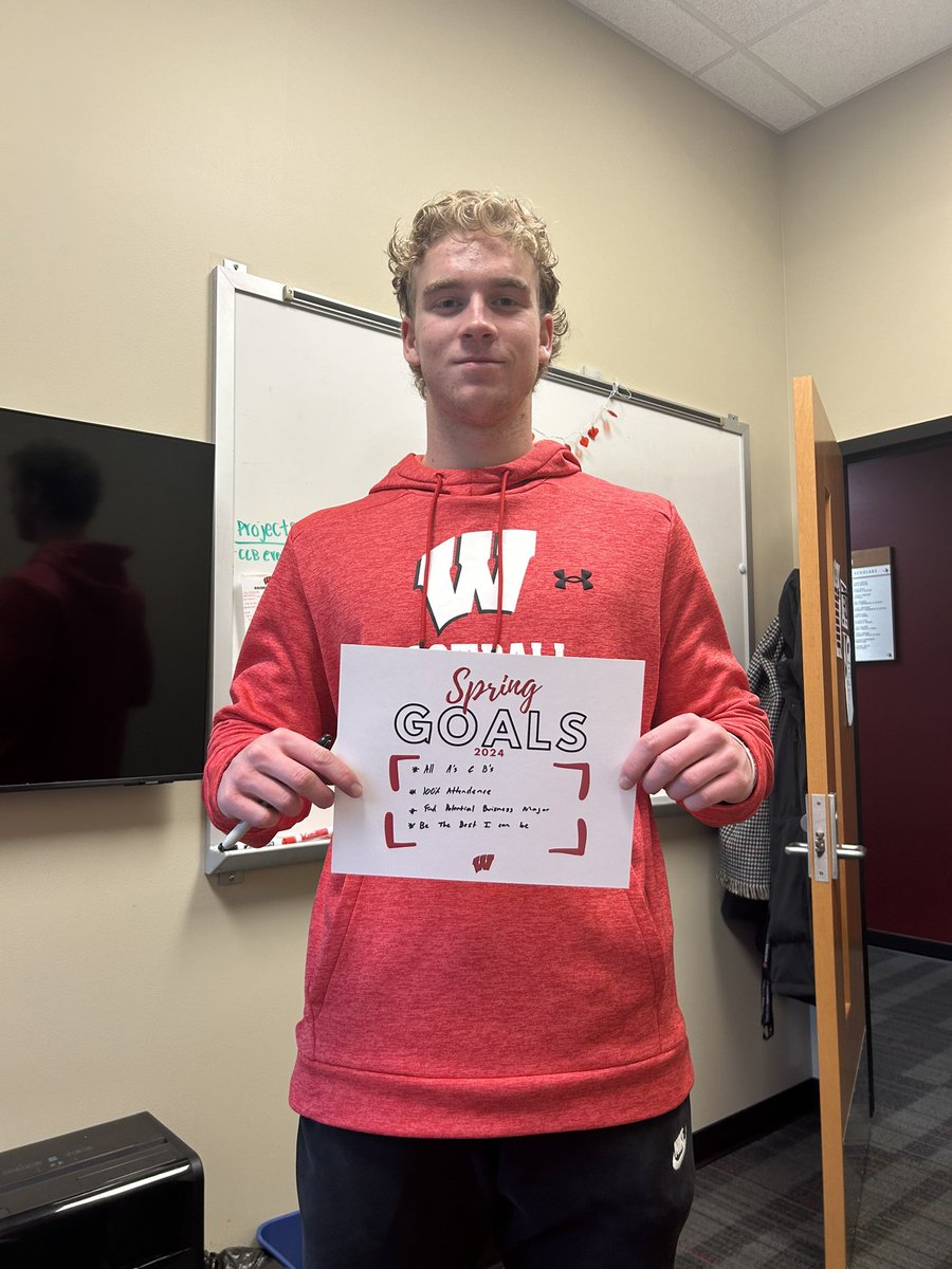 Week 1 of college for our mid-year freshmen!

Spring 2024 Goals⬇️
<a href="/colin_cubberly/">Colin Cubberly</a> <a href="/KevHeywood52/">Kevin Heywood</a> <a href="/berry_kyan/">Kyan Berry Johnson</a> <a href="/HeibergerThomas/">Thomas Heiberger</a>