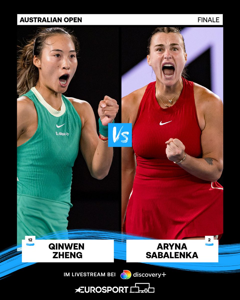 Crunchtime, Baby! 🍿🎾 Es geht um den Titel. 🏆 Ab Samstag 9:15 Uhr LIVE im Free-TV auf Eurosport 1 und im Livestream bei discovery+. 📺🖥️📱 #ausopen