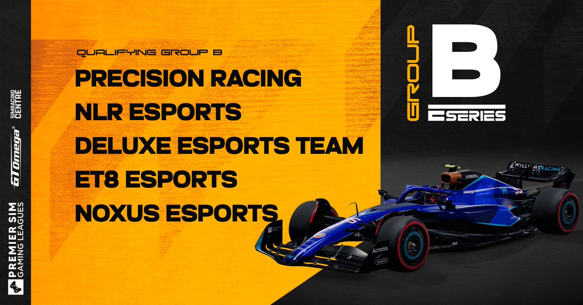PremierSimGL's tweet photo. It's now time for Group B in qualifiers for S3 of E-Series...
Join us now โฌ๏ธ
๐ด https://t.co/QIQ7UMlvxE
#PSGLS35 https://t.co/Py12QXahBu
