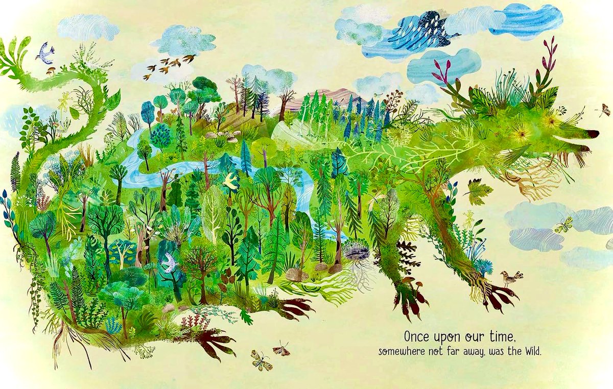 “Once upon our time, somewhere not far away, was the Wild.” One of my favourite spreads from ‘The Wild’ published by the wonderful @oup