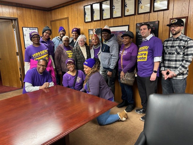 Happy to see my friends from Local @1199SEIU when they came to Albany to advocate for #MedicaidEquity in the upcoming New York State budget.