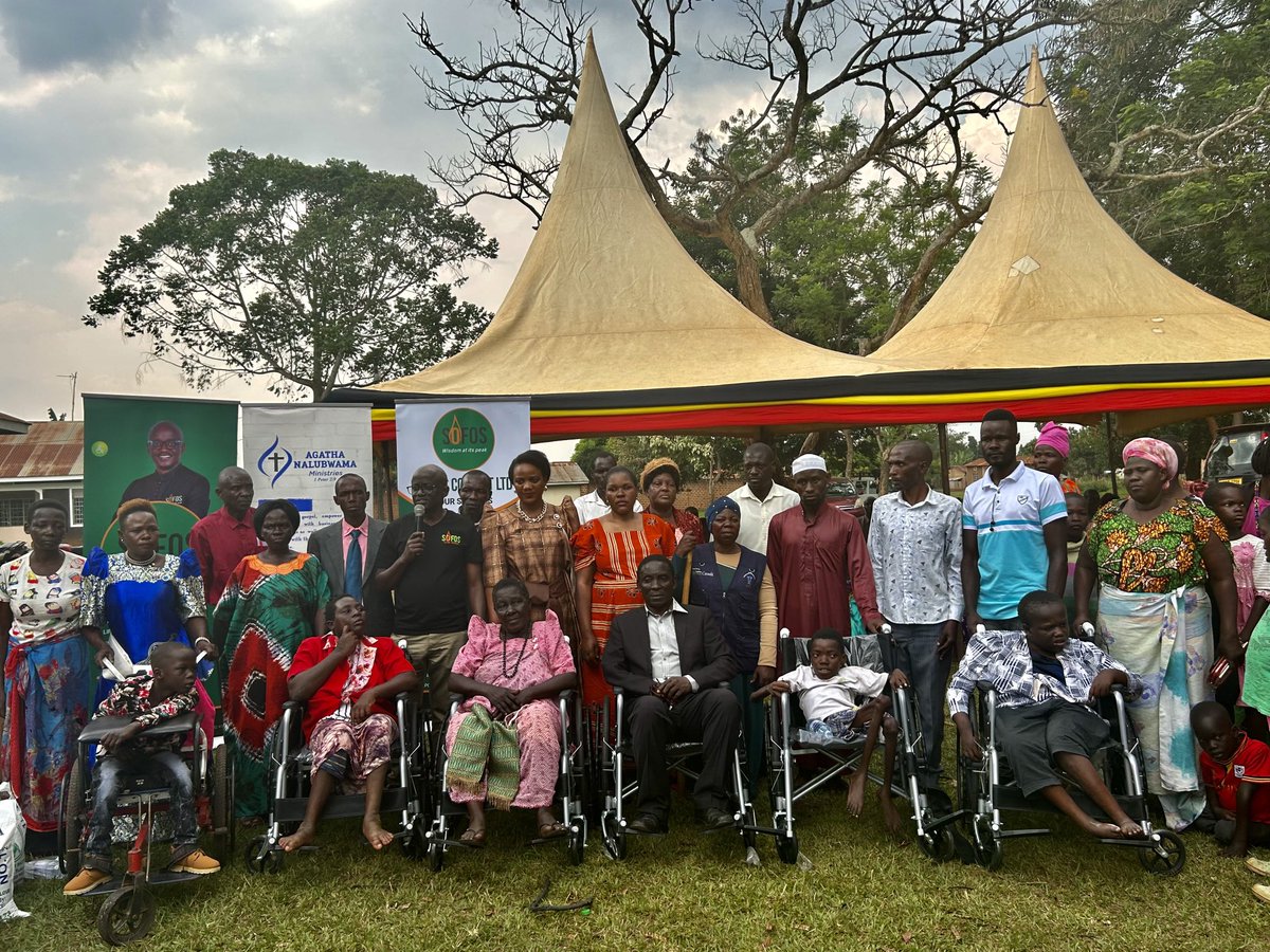 Its always exciting to see other actors coming in to support persons with disabilities with assistive devices, which is a dire need for Disability. Thank you #agathanalubwamaministries. #disabilityinclusion ⁦@UNAPD⁩ ⁦@NUDIPU⁩