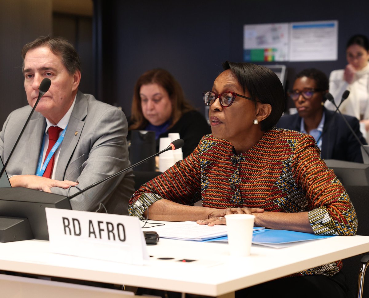 Countries in the @WHOAFRO Region are accelerating the implementation of the global roadmap for neglected tropical diseases 2021-2030. 

At the @WHO #EB154 meeting, @WHOAFRO RD, @MoetiTshidi highlighted the contribution of #ESPEN in mobilising resources & partnerships to #EndNTDs.