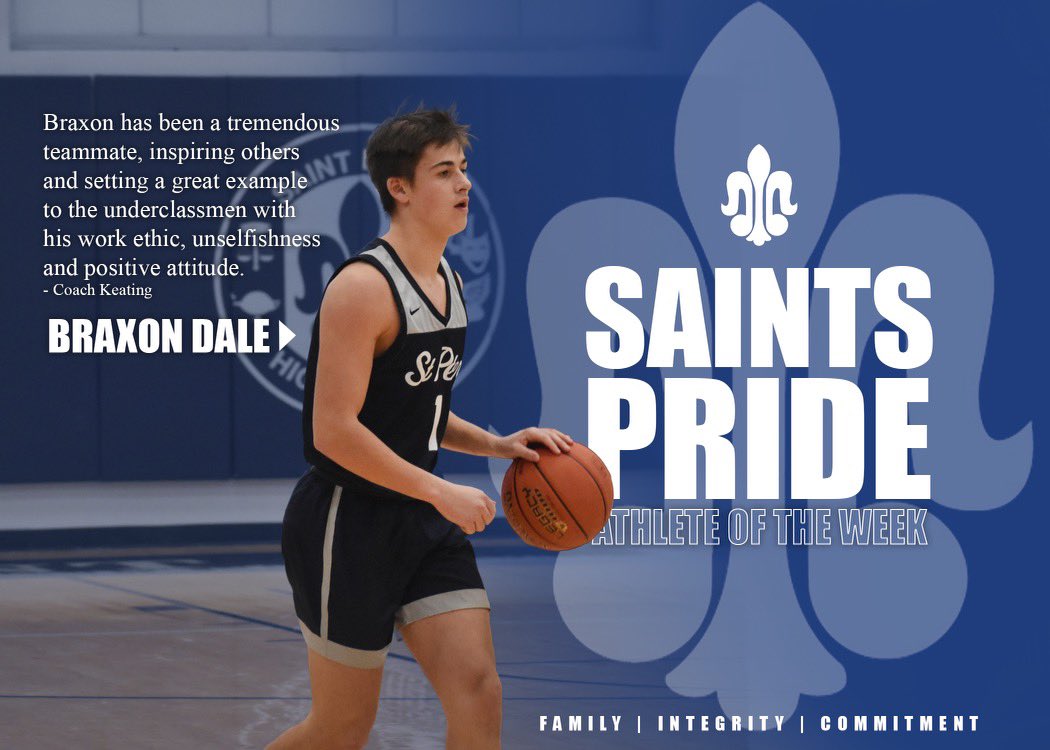 STPHSActivities's tweet photo. Congratulations to this weekโs Saints PRIDE Athletes of the Week! https://t.co/EN1k3O4Xsj