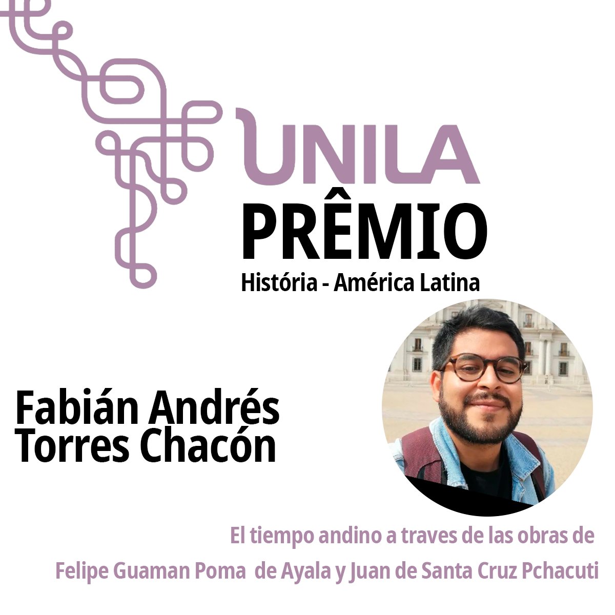 Pesquisador do CHD-Unicamp é premiado pela UNILA. Em comemoração aos dez anos de existência do curso de História da UNILA, foram selecionadas dez monografias para compor a coleção Semillas, que está sendo organizada pela editora da mesma Universidade.