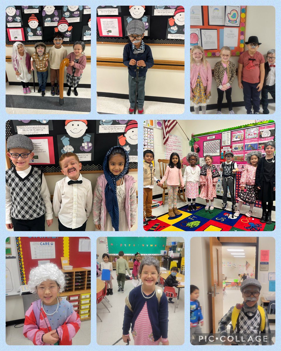 Kindergarteners celebrated the 100th day of school and how much progress they have made this year! @FindleyOaks #EngageConnectGrow