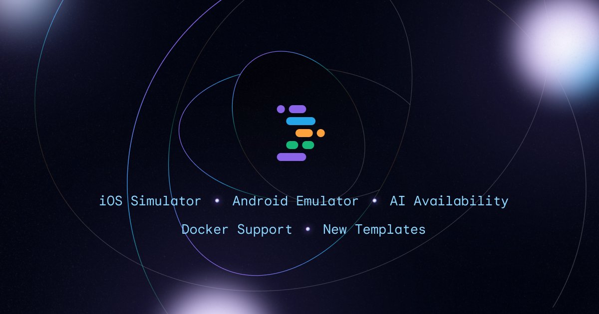 Yesterday we announced new features in Project IDX 📱Android Emulator & iOS Simulator in browser 💻A template gallery ready for your new projects 🐳Docker in a single line of code 🌎AI in 15 new regions ⚡Instantly run CLI tools ⬇️Here's a wrap up of everything you need to know