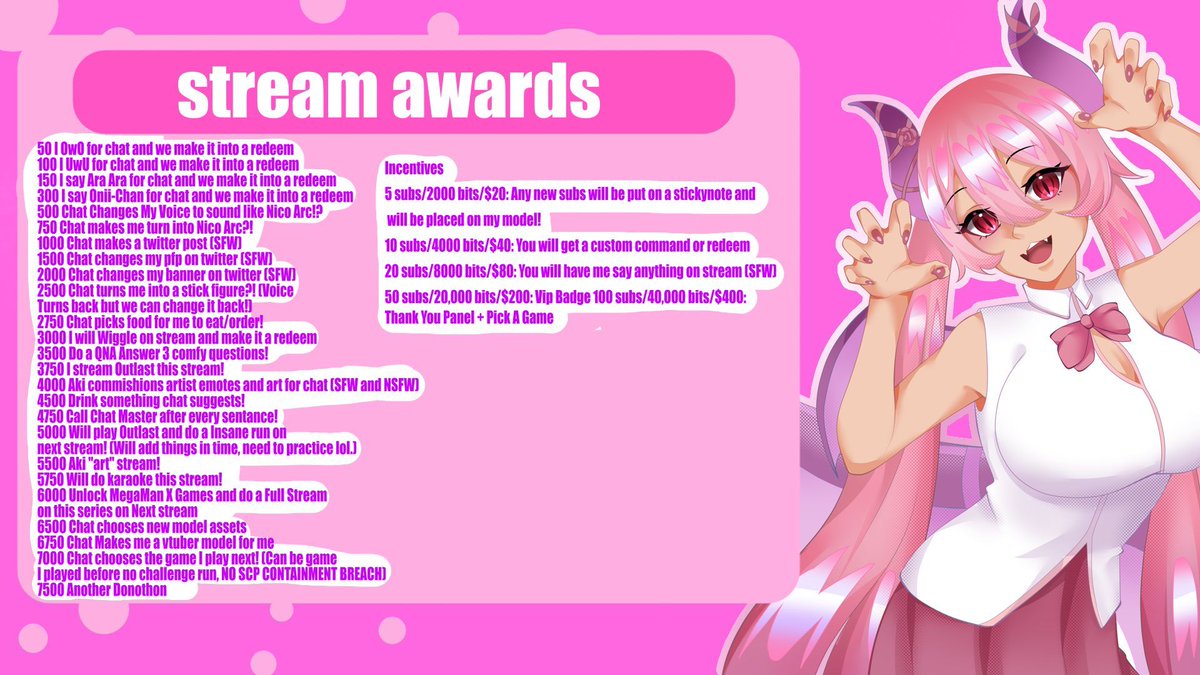 ItoAkariChan's tweet photo. Yoo streaming the 24-hour Vtuber donothon today on Twitch at 3 pm EST! Please share this around! Check ALT for link in the goals image! If not there, the links are in my bio! Here are the goals and incentives as well! I provided another image as an update to my situation! https://t.co/yB1Yvm53BO