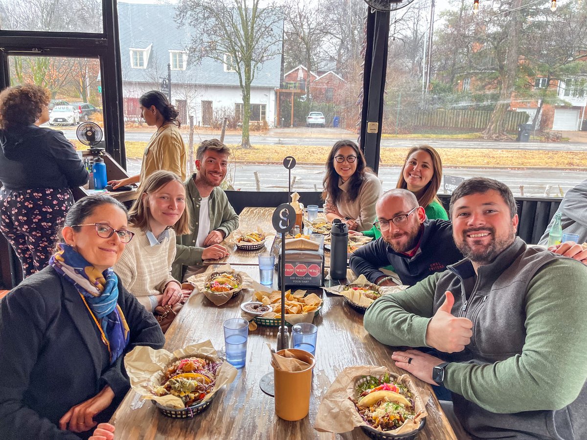 Fiesta Friday at Taco Budda: Tasty tacos, great company, and a side of fun! 🌮🎉 #UMSL #OfficeLunch #TacoTime #FiestaFriday